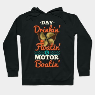 BOATING: Floating And Motor Boating Hoodie